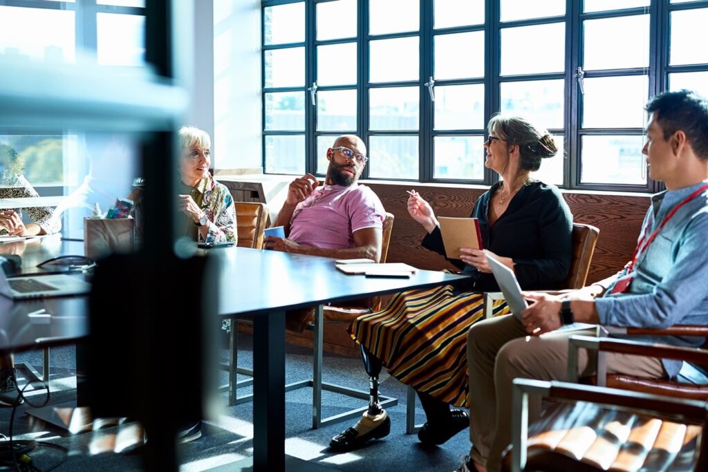 People in a meeting room