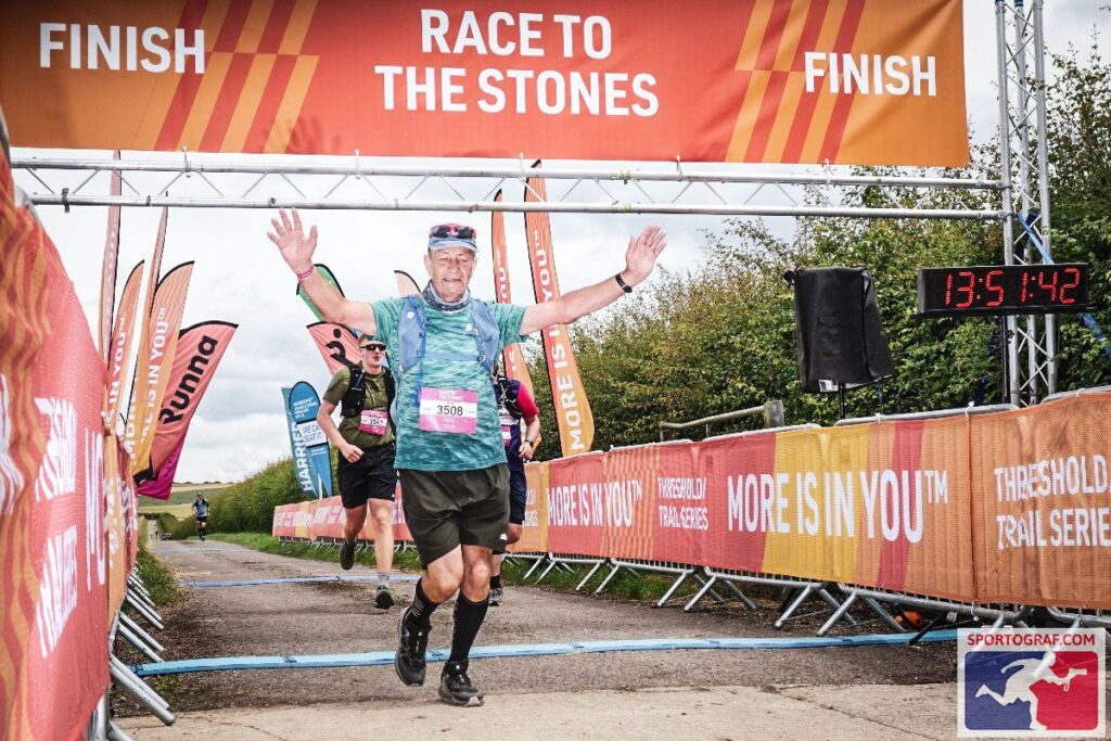 Man running Race to the Stones
