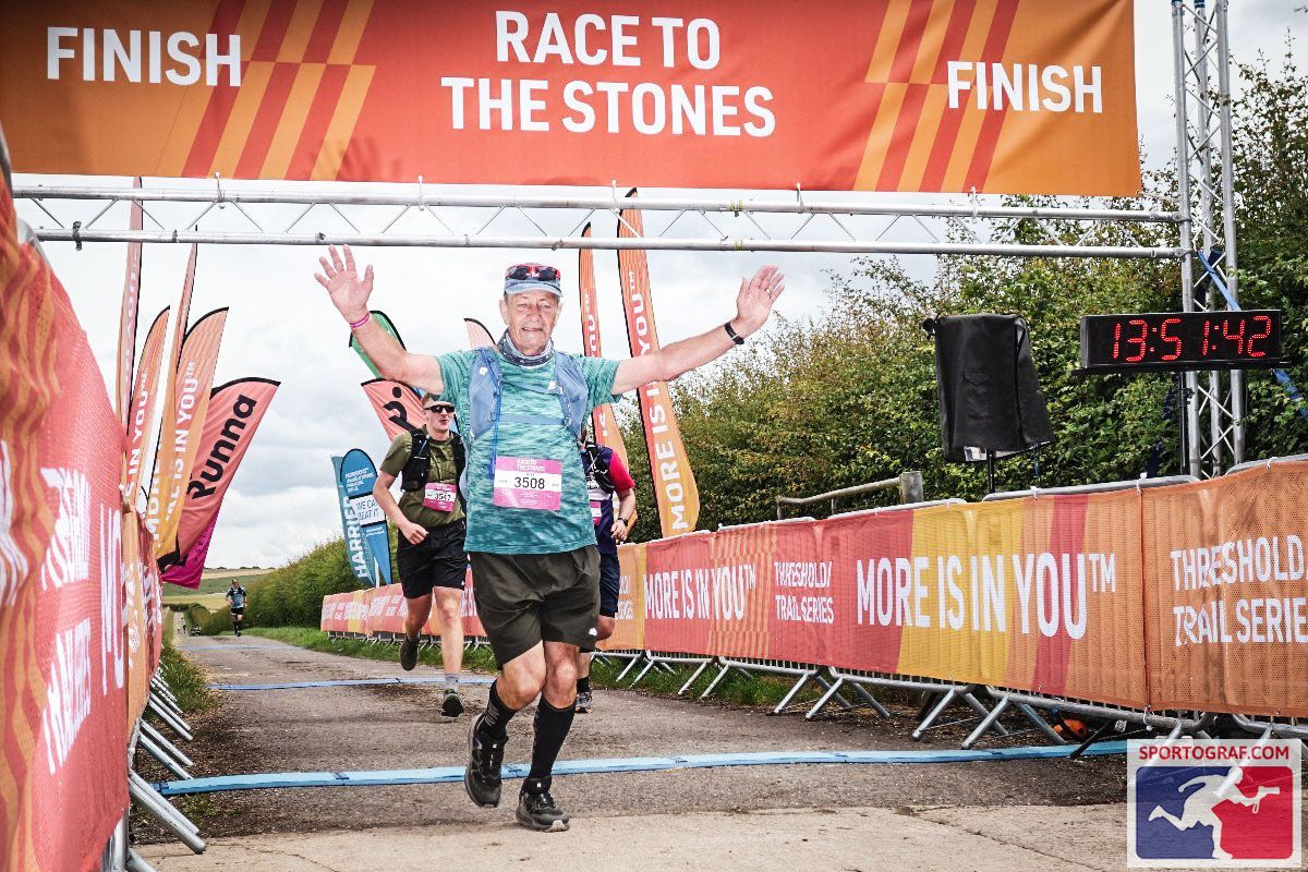 Man running Race to the Stones